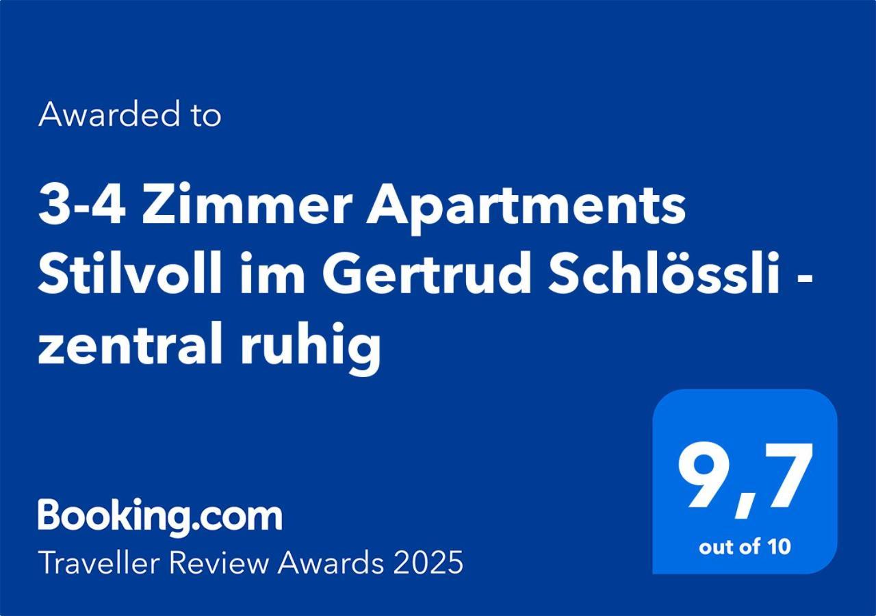 2-4 Zimmer Apartments Stilvoll Im Gertrud Schloessli - Zentral Ruhig 세인트갈렌 외부 사진